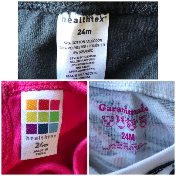 Lot of 3 NWT Leggings, Zebra Print & Pink Ruffle Tops - Picture 7 of 8